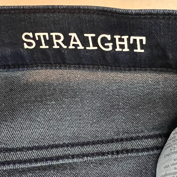 Madewell Men's 36x32 Straight Dark Wash Stretch Jeans - Picture 3 of 4